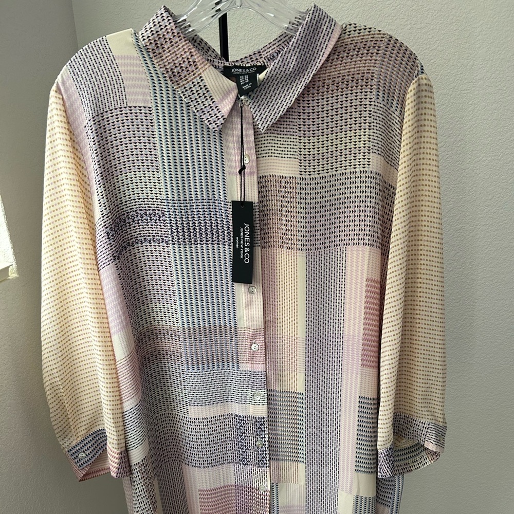 Ladies button down blouse